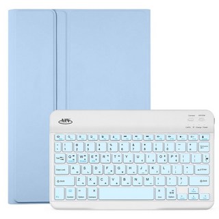 갤럭시탭 S10 FE 호환 콤비 블루투스 키보드 S펜수납 케이스, 소다, 1개