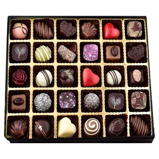 30구 아트 명품 수제 초콜릿 발렌타인데이 설날 선물, 360g, 1세트