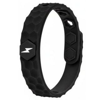 모션랩 정전기 방지 팔찌 음이온밴드, 2개, 블랙