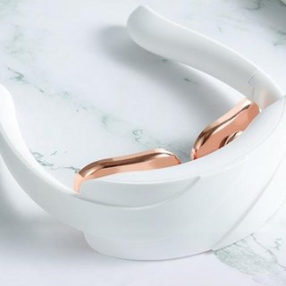 TNTN 온열기능 저주파 목마사지기 EMS 휴대용마사지 목통증 거북목 물리치료 안마기 넥마사지기, 화이트