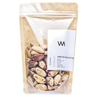 세척후 매일아침 구운 브라질너트 브라질넛트 브라질넛, 실속형(지퍼팩), 1개