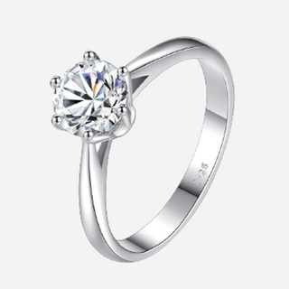 모이사나이트 반지 1캐럿 GRA보증서 S925 실버 M6PR2265