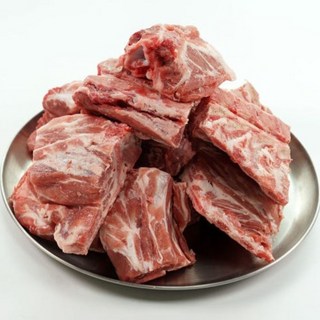 (한마음 미트) 국내산 한돈 돼지등뼈 감자탕 등뼈 뼈구이 해장국 등뼈 2KG 3KG 5KG 10KG (냉동) 가정용 업소용, 1개