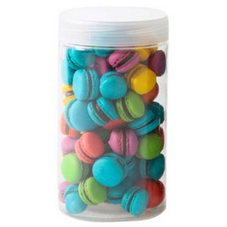 미니마카롱 600ml 겨울방학 졸업식 새학기 선물 화이트데이 어린이집 답례품 한입간식 홈베이킹 학원, 180g, 1개