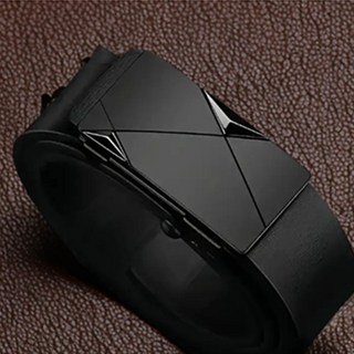 프리미엄 가죽 캐주얼 남성 소가죽 정장 벨트 양면 허리띠 자동 버클 a-4