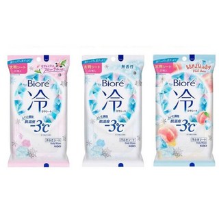 비오레 냉시트 20매 3개세트 비오레파우더시트 비오레쿨링시트 무향 복숭아향 피치향 플로랄향 바디시트 땀티슈, 3개