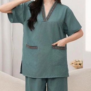 스타일닥터 마사지 찜질 상하 세트 고급 커플 찜질복