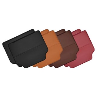 1+1 무로고 가죽 킥매트 발자국 시트보호 커버 BMW 벤츠 아우디 그랜저 GV80 G80, 1개, 브라운(1+1)