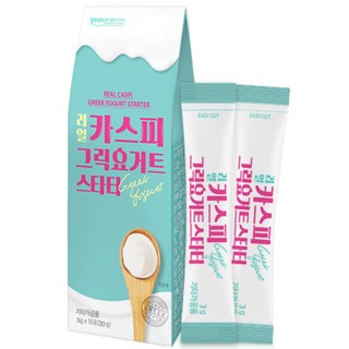 메이준뉴트리 리얼 카스피 그릭요거트 스타터 파우더, 10개입, 1개