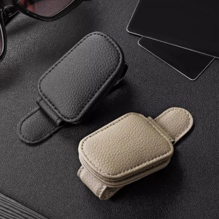 [HamLock] 차량용 카드클립 썬글라스클립 (1+1), 1개, 블랙+베이지