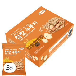 찹쌀누룽지 오리지널, 3개, 260g