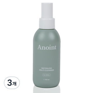 어노인트 워터리스 강아지 발세정 발사탕 발보습 부분세정 습진 저자극 비건, 3개