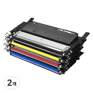 삼성 CLT-K403S SL-C486 SL-C486W SL-C486FW SL-C436 SL-C436W C485FW 재생토너, 2개, 파랑색 토너 CLT-C403S