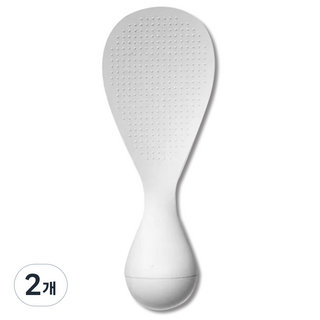 심플리프 오뚝이 주걱, 2개, 화이트