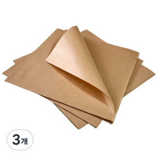 페이퍼릿 크라프트지 L자형 코팅봉투 130 X 130, 3개, 500개입