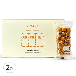 묘미담 부드러운 수제 오란다 강정 오리지널 오란다, 2개, 140g