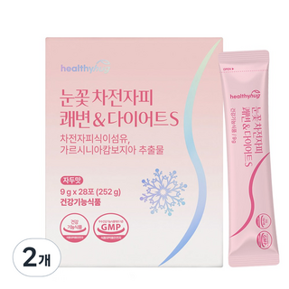 눈꽃 차전자피 쾌변 & 다이어트 S 가르시니아캄보지아 추출물 분말 가루 스틱, 28회분, 2개