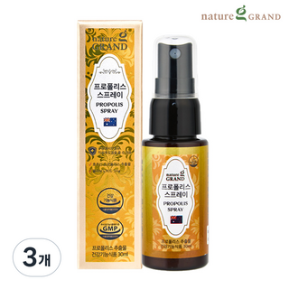 네이처그랜드 호주산 프로폴리스 스프레이 구강항균, 없음, 3개, 30ml