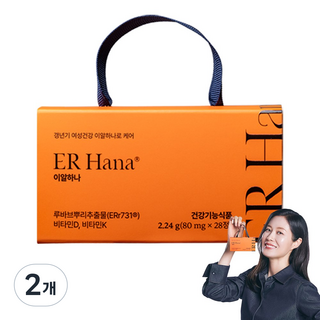 이알하나 ERr731 여성 갱년기 영양제, 2개, 28정