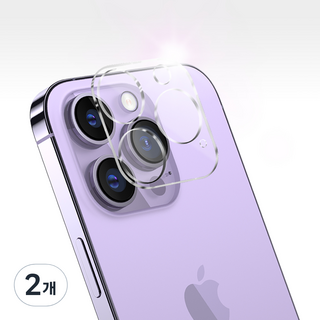 불사조 아이폰 강화유리 카메라 풀커버 렌즈 보호필름, 2개
