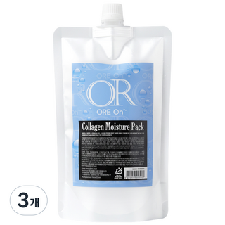 극손상 모발 영양제 수분 듬뿍 영양 듬뿍 가수분해 단백질 트리트먼트 [오래오 콜라겐 헤어 수분팩], 3개, 500ml