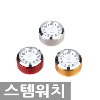 BIKECORE 자전거 시계 스템워치, 레드, 1개