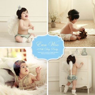 생일 첫돌 돌잔치 현수막제작 플랜카드 배너, 포토라이닝(B254)/ 블루