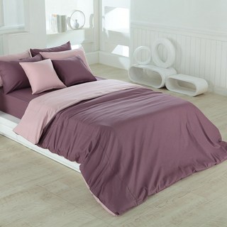 순면 내츄럴 누빔이불커버, 누디핑크+초콜렛(양면)