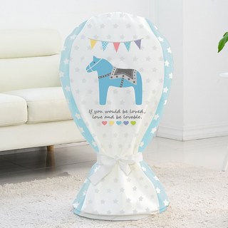 다샵 패브릭 지퍼식 선풍기 커버, 포니