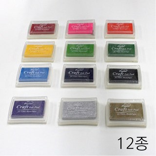 직사각 알록달록 패드 (12종 택1), 녹색, 1개