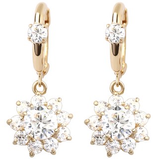 코알라주얼리 14K 눈꽃 원터치 귀걸이