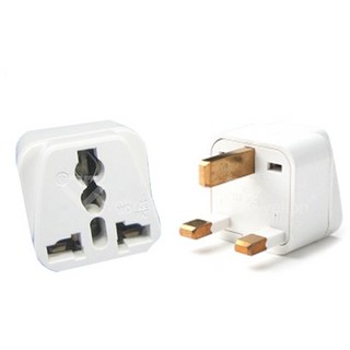 velton WD-7 영국 홍콩 싱가폴 말레이시아 중동 둥 변환플러그 여행용돼지코어댑터, 1개