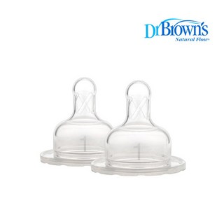 닥터브라운 와이드형 젖꼭지 (중국산) 1단계, 2개