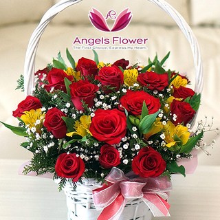 엔젤스플라워 꽃배달서비스 마음을 전하는 꽃바구니 생화 꽃상자 케이크 당일배송 예약일배송