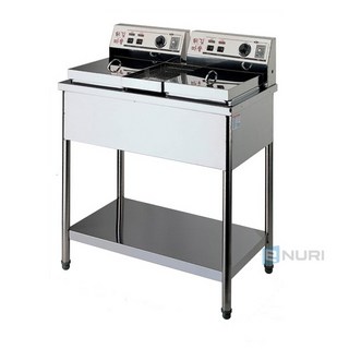 대신전기산업(주) 대신전기튀김기 DS-200 (스텐2구S)업소용튀김기 2구