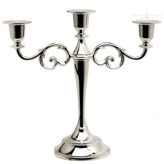 하이아트양초 실버은촛대, 3봉실버촛대