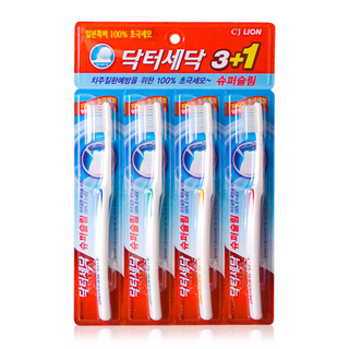 닥터세닥 슈퍼슬림 칫솔, 4개입, 1개