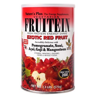 네이처스플러스 하이 프로틴 에너지 셰이크 이그조틱 레드 프루트, 576g, 1개