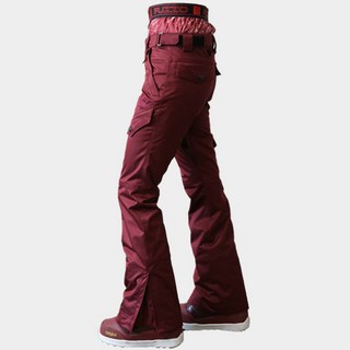 푸조 여성용 래스터 스키니핏 보드복 바지 부츠컷