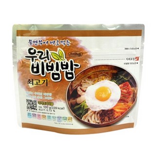 이지밥 우리비빔밥 쇠고기, 100g, 10박스