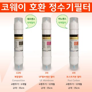 코웨이 CHP-06EU 14형 정수기 호환 필터 UF구성 3세트, 3개