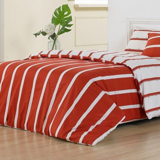 보드래 유니크 순면 누빔이불커버, 블링레드=레드라인