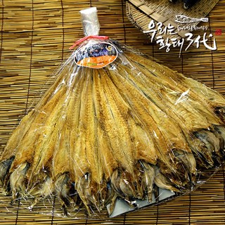 용대리 산골황태덕장 우리는황태3대 황태포, 1개, 용대리 황태포 10미 특왕(45cm~47cm)