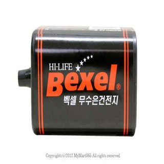 벡셀렌턴용건전지6V 4알, 1개