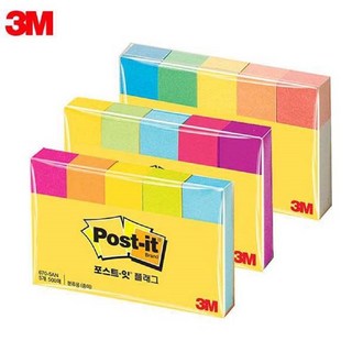 3M 포스트잇플래그 종이 페이지마커 670-5AN 670-5PN 670-5UC