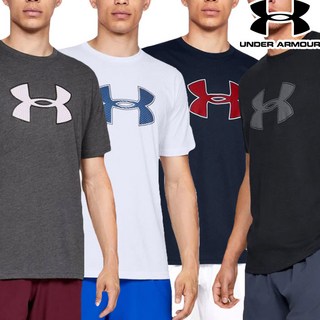 언더아머 1329583001 019 100 408 로고 반팔 티셔츠