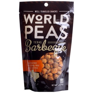 World Peas 그린 피 스낵 텍사스 바베큐, 150g, 1개