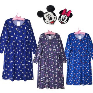 디즈니 [미키] 여자 뽀송이 보들이 편한 피치 원피스 F663