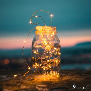 뚱크 와이어 전구 LED 무드등 USB 타입, 웜화이트, 1개