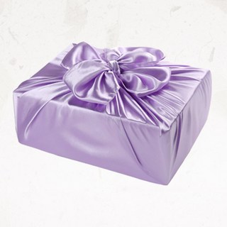 [글라라세상] 선물포장용 공단보자기 중(88x88cm), 연보라색, 1장